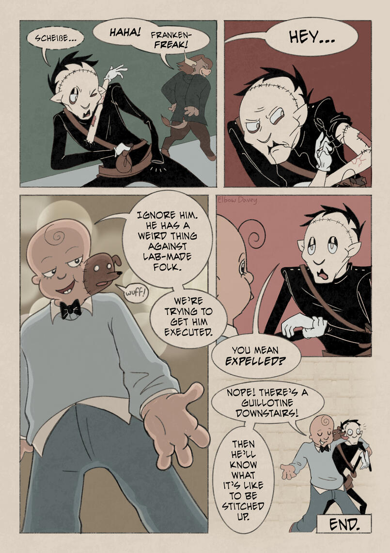 Mystery High comic page 2