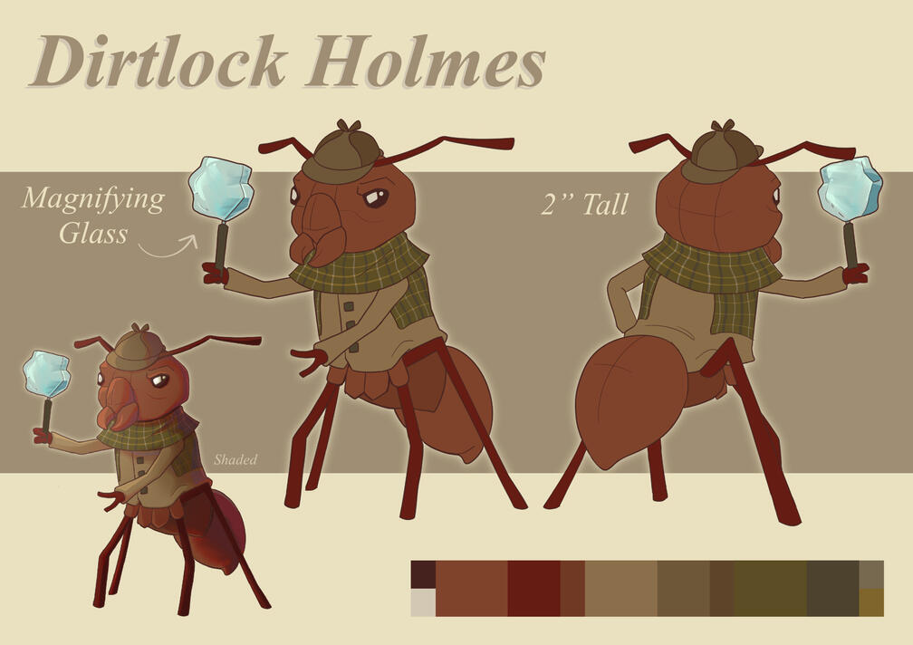 'Ant World' Mobile Game Brief Character Design Sheet